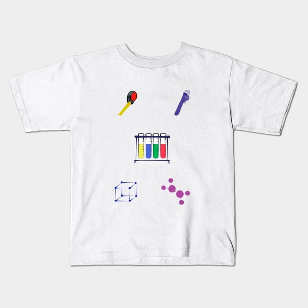 Chemical Engineering Pack 03 Kids T-Shirt by DiegoCarvalho